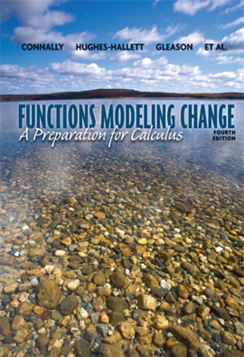 Functions Modeling Change A Preparation for Calculus  4ed